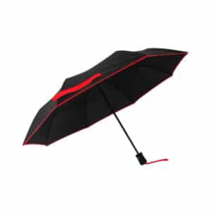 Parapluie pliable ECO Petit Bordure - Rouge