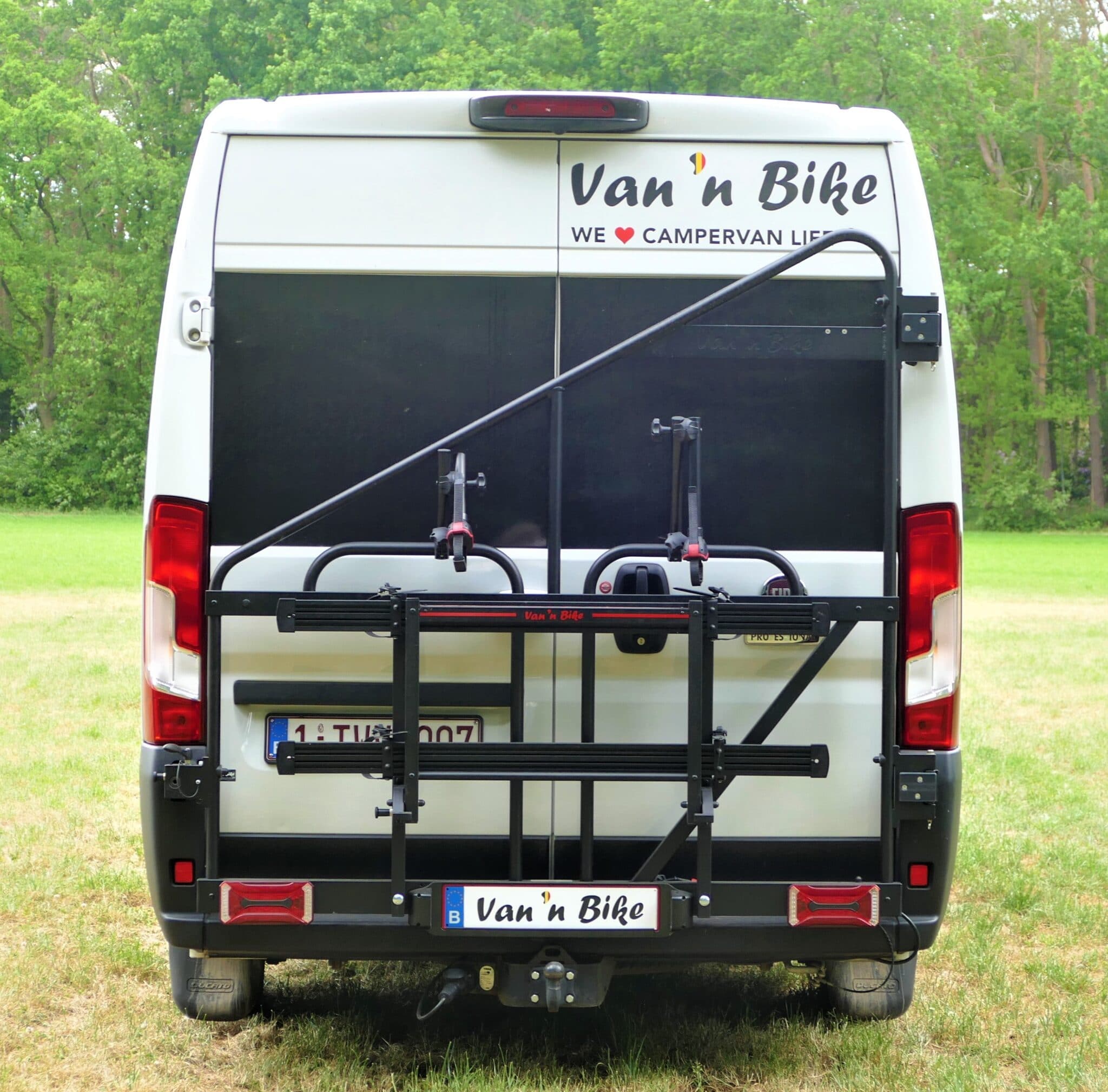 wanhoop klein schokkend Van 'n Bike All in One - Van 'n Bike draagsysteem voor CamperVans